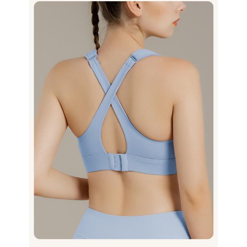 Plus Size Adjustable Strap Sports Bra For Women Yoga Running Fitness