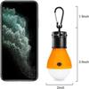 1/4Pcs Emergency Waterproof Adventure Hanging Light Portable LED Camping Lantern Tent Lamp Light Bulb AAA Batteries Powered
