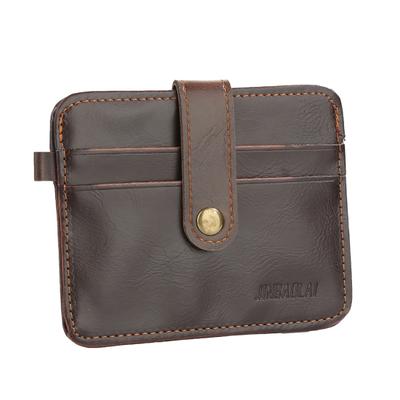 Ανδρική θήκη με κουμπιά για Πορτοφόλι ID για Πορτοφόλι από συνθετικό δέρμα Slim Money Clip