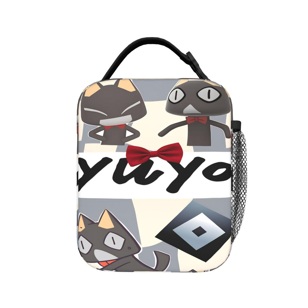 Toro Inoue Cat Lunch Bag For Child Graphic Design Lunch Box Vintage Office Cooler Bag Portable Insulated Oxford Tote Food Bags
