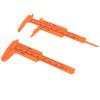 1 Pezzo Mini Righello di Plastica Scorrevole 80mm Calibro a Nonio Strumenti di Misura