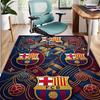 Barcelona FC Soccer Pattern Rug, Indoor/Outdoor Mat, for Picnic, Gameroom, Bedroom, Office, Living Room, Home Decor Carpet, Birthday Gift