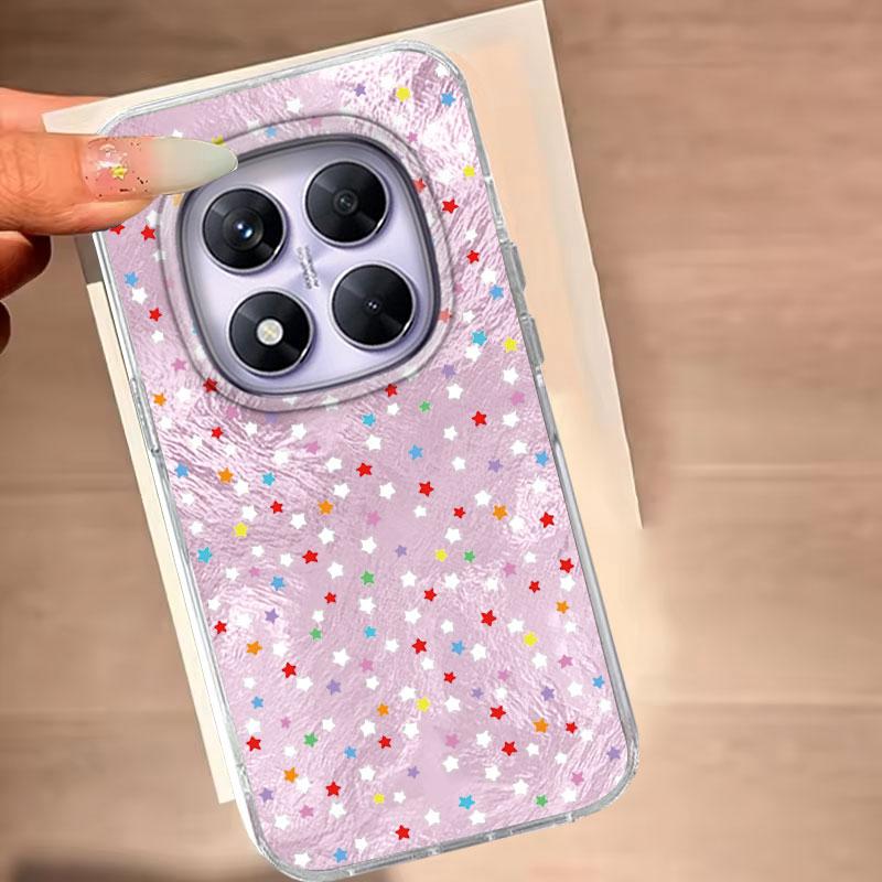 Dla Redmi Note 14 13 12 11 8 9 Pro Max Plus 14S 11S 10S 9S 10 4G 5G Pełny Ekran Wzór Wirująca Gwiazda Ochronne Etui na Telefon