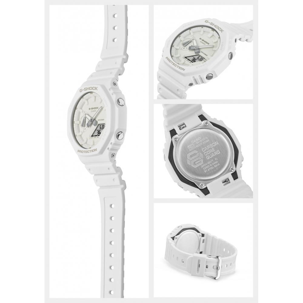 [Casio] Relógio G-ShockTONE-ONTONE série GA-2100-7A7JF Masculino Branco