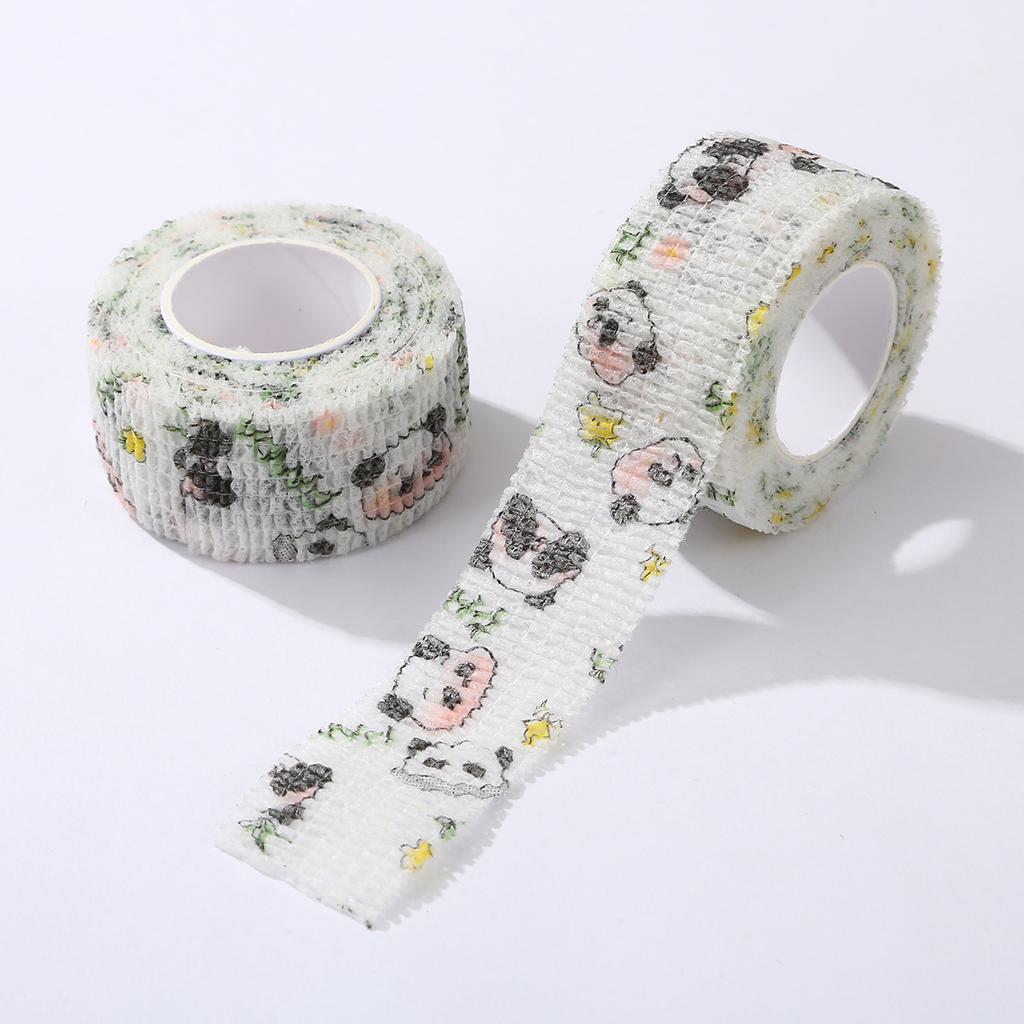 1pc Self Adhesive Elastic Bandage Non-slip Waterproof Fingers Bandage Tattoo Cover Breathable Outdoor Sport Protective Tape
