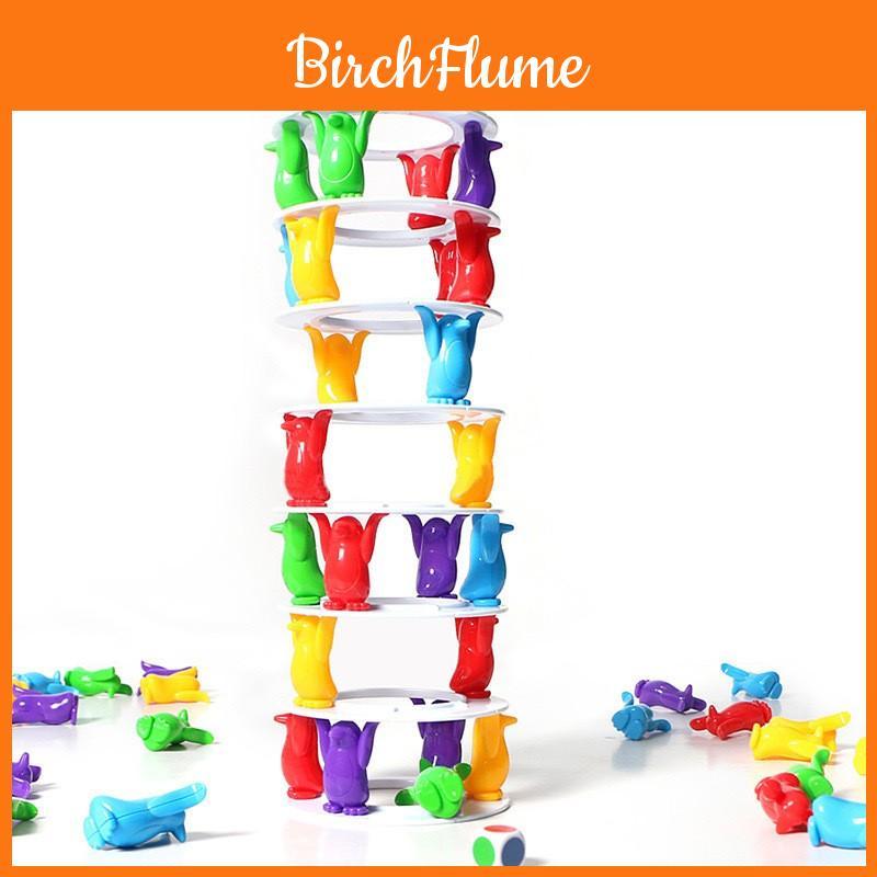 Penguin Stacking Game Indoor Toy Plastic Balance For Kids Development