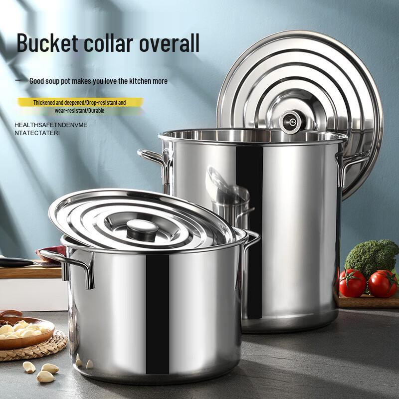 Wandai Chuan 201 Stainless Steel Large Multi-Purpose Pot with Lid