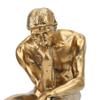 Gold Thinker Statue Resin Sculpture Thinker Figurine Gifts Thinker Sculpture  Office Decor