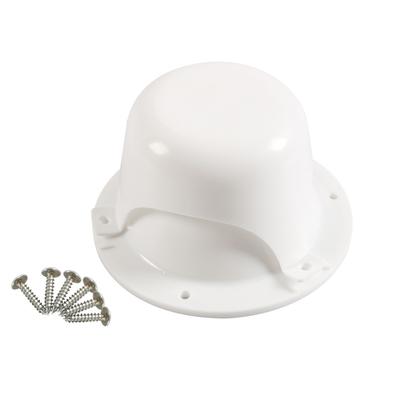 1Pcs White ABS RV Roof Vent Cap Cover with Screws