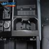 For 2022-2023 Toyota Tundra Real Carbon Fiber Car Interior Accessory Center Console Cup Holder Panel Decorative Cover