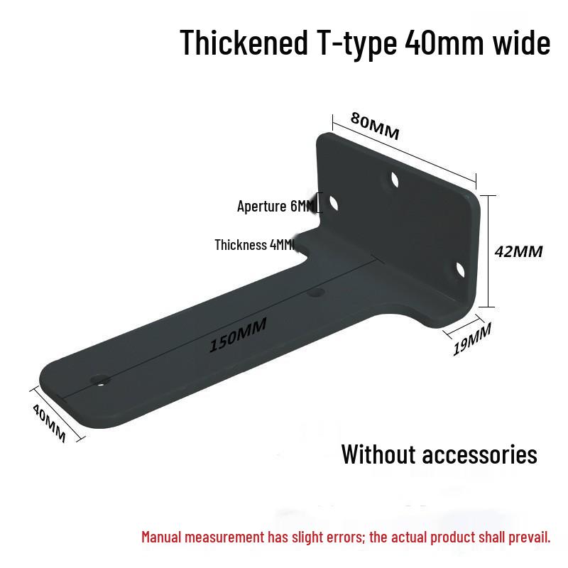 Soporte Triangular de Pared Invisible para Estantes de Escritorio o Mueble de TV