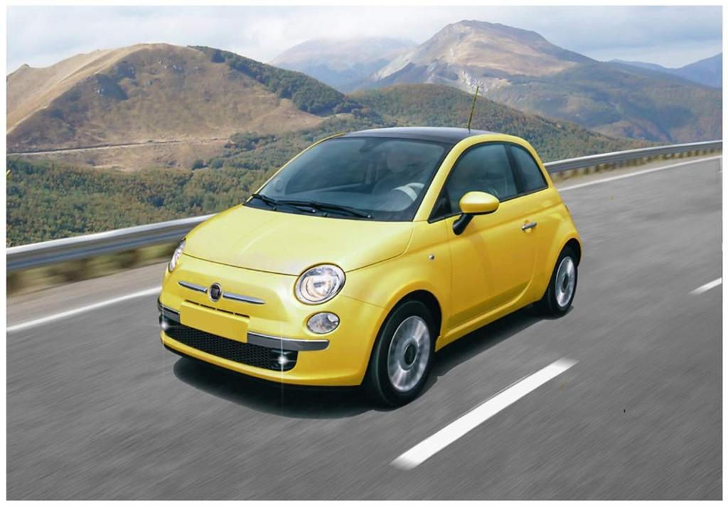 Italeri 1/24 Scale Fiat 500 2007 Plastic Model Kit with Japanese Instructions (IT3647)