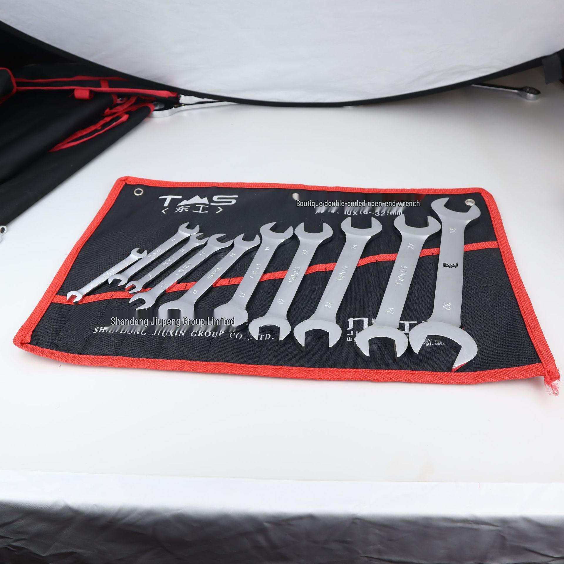 Набор рожковых ключей Donggong из 8 штук, двухсторонние, высокоуглеродистая сталь, промышленный класс