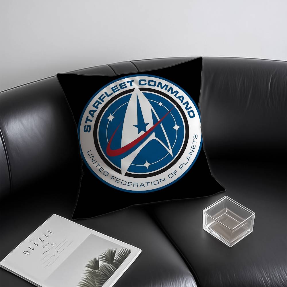 S-Star T-Trek Ship Movie Pillow Case Anti-dustmite Invisible Zipper Sofa Bed