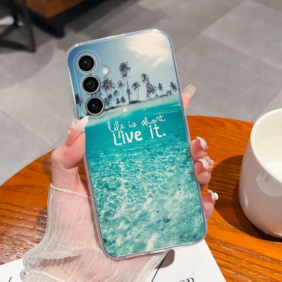 For Samsung S23 FE Plus Ultra Phone Case Soft Clear TPU Silicone Anti Drop Back Cover For Samsung Galaxy S 23 S23FE S23Plus Capa