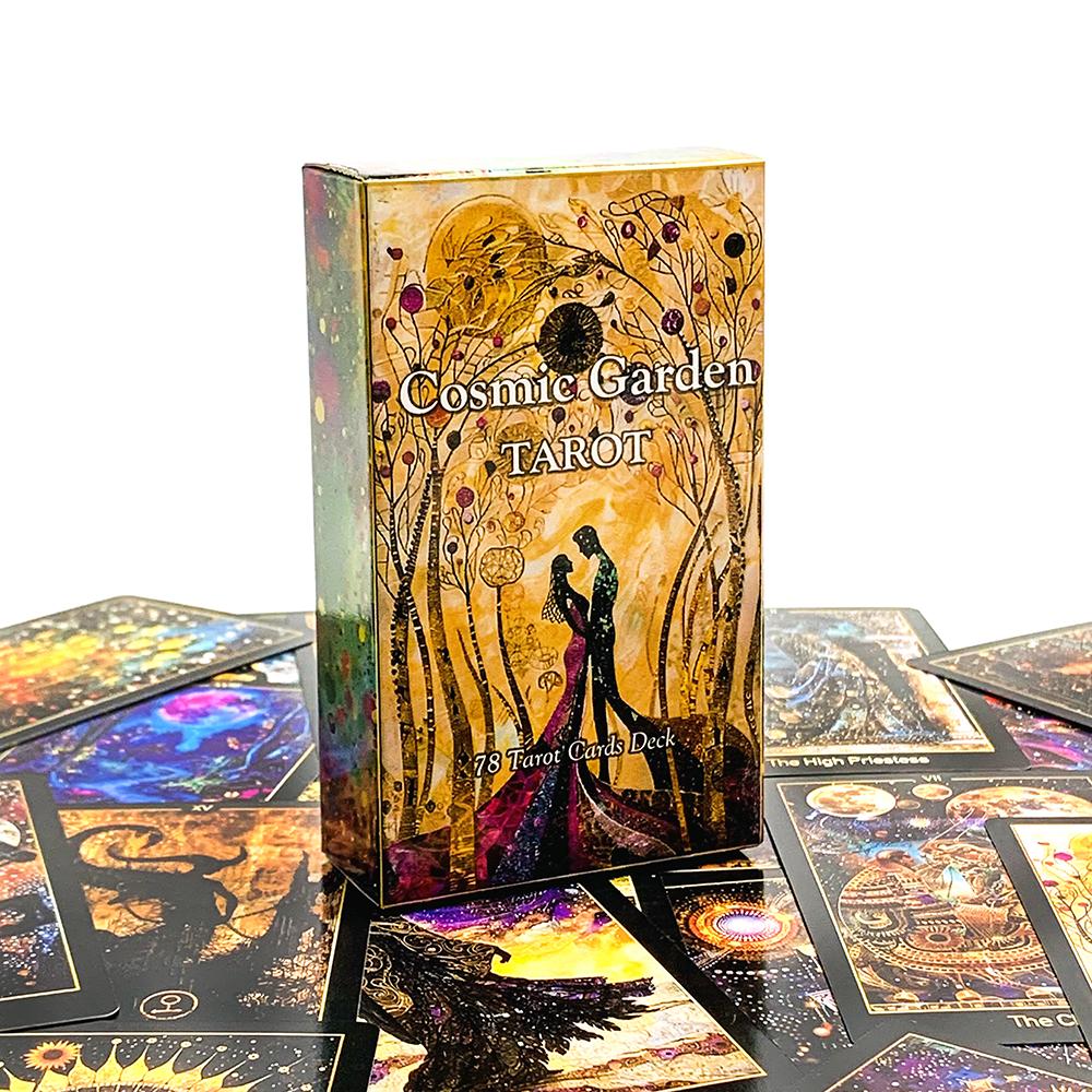 Newest Cosmic Garden Tarot Deck Tarot Cards Fortune Telling Game Card Divination Fate Party Oracle Board Game Family Party Game
