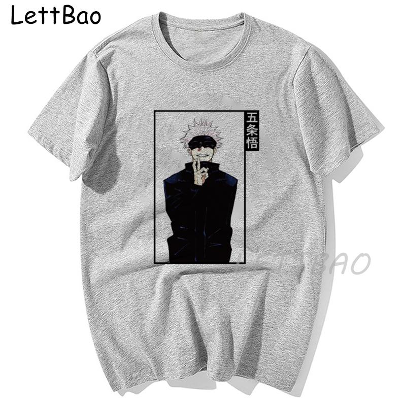 Japanese Anime Jujutsu Kaisen Yuji Itadori Harajuku Women T Shirt Manga Print Tees T Shirt Male S
