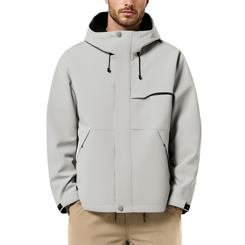 Men's Outdoor Casual Loose Sun Protective Clothing Punch Jacket Coat