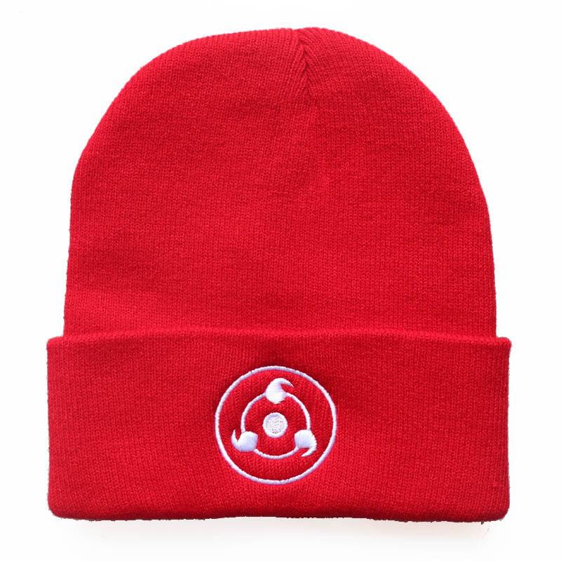 Unisex Cloud Pattern Knit Hat - Warm Anime Wool Hat for Autumn & Winter