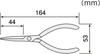 ENGINEER suitable for diameters E-ring pliers, 5~9, PZ-02