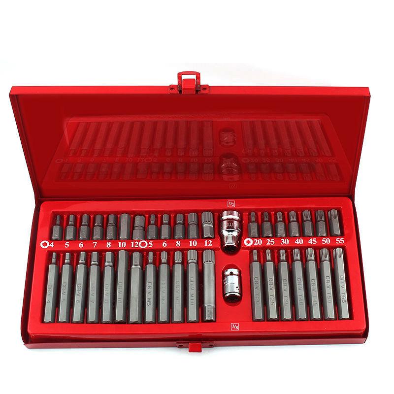 40-Piece Torx & Hex Star Bit Set for Auto Repair & Car Maintenance