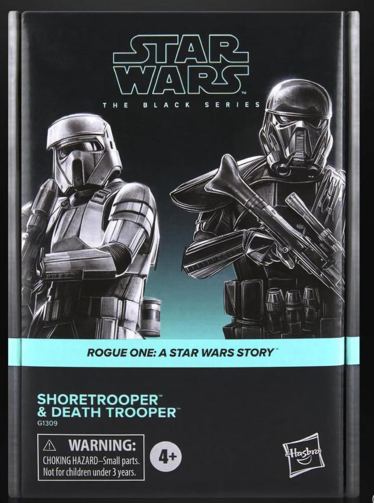 Hasbro Star Wars Black Series Shore Trooper and Death Rogue A Star Wars Story Premium Collection 15cm Action Figure Authentic Trooper, One 2-Pack