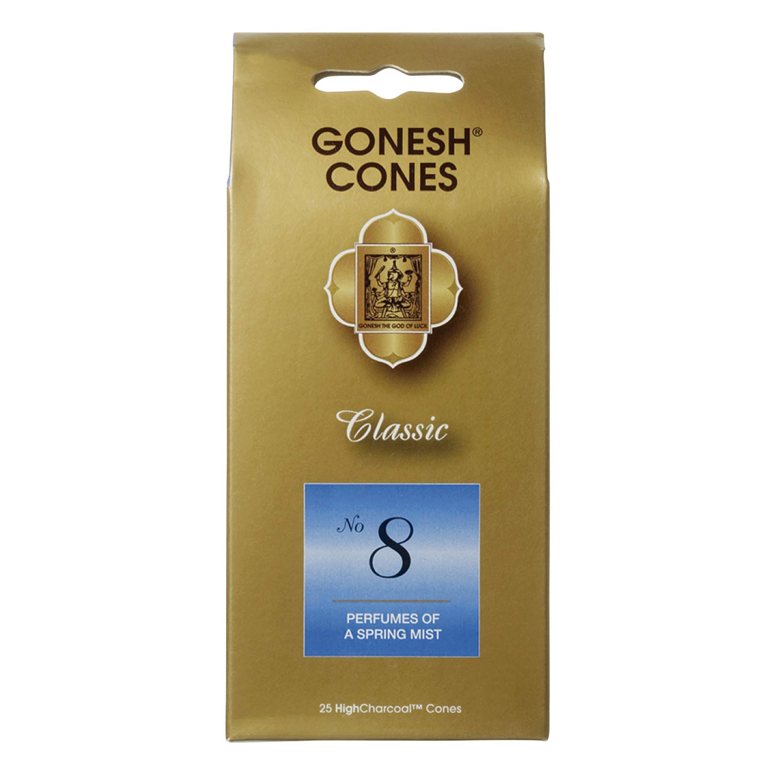 GONESH Classic 8 Incense Cones No. (25 pieces)