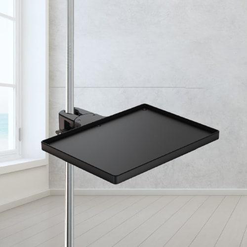 Kioware Universal Microphone Stand Tray, Multifunctional Card Holder, Music Stand Tray, Clip-on Microphone Stand Tray, Sheet Music, Microphone, Access