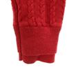 LACOSTE Long sleeve V-neck Layered knit 34 Red sweater Women Used