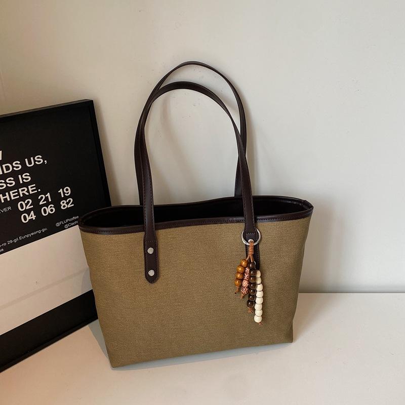 

Commuter foreign style large-capacity bag high-value college student class shoulder bag fashionable women s bag portable tote bag