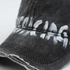 Vintage Hand-painted Graffiti Broken Edge Baseball Cap Wide Brim Face Peaked Cap