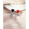 Japan and South Korea Rose Open Ring Women's Personality Fashion High Sense Index Finger Ring Sweet and Cool Temperament Adjustable Hand Jewelry
