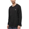 Calvin Klein Letter Logo Round Neck Pullover Long Sleeve T-Shirt Men Tops Black J30J324029-BEH