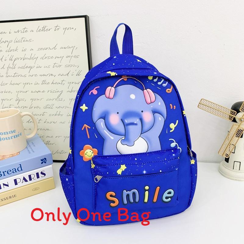 Prints Letters Astronaut Kids Cartoon Backpack Breathable School Bag