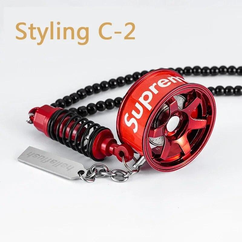 

Креативная ступица колеса, тормозной амортизатор для автомобильной подвески, элитная настройка, украшения для интерьера автомобиля, аксессуары Stying C-2