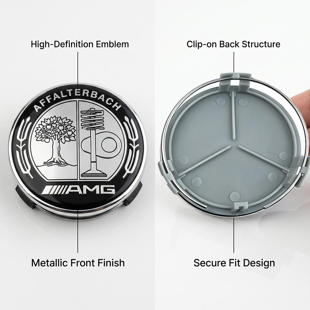 Hot 4pcs/set 75mm For Mercedes Hubcap Silver AFFALTERBACH AMG Wheel Center Cap AMG Hub Cap For Mercedes Benz GLE GLS GLC A/B/C/E/S/G DV1