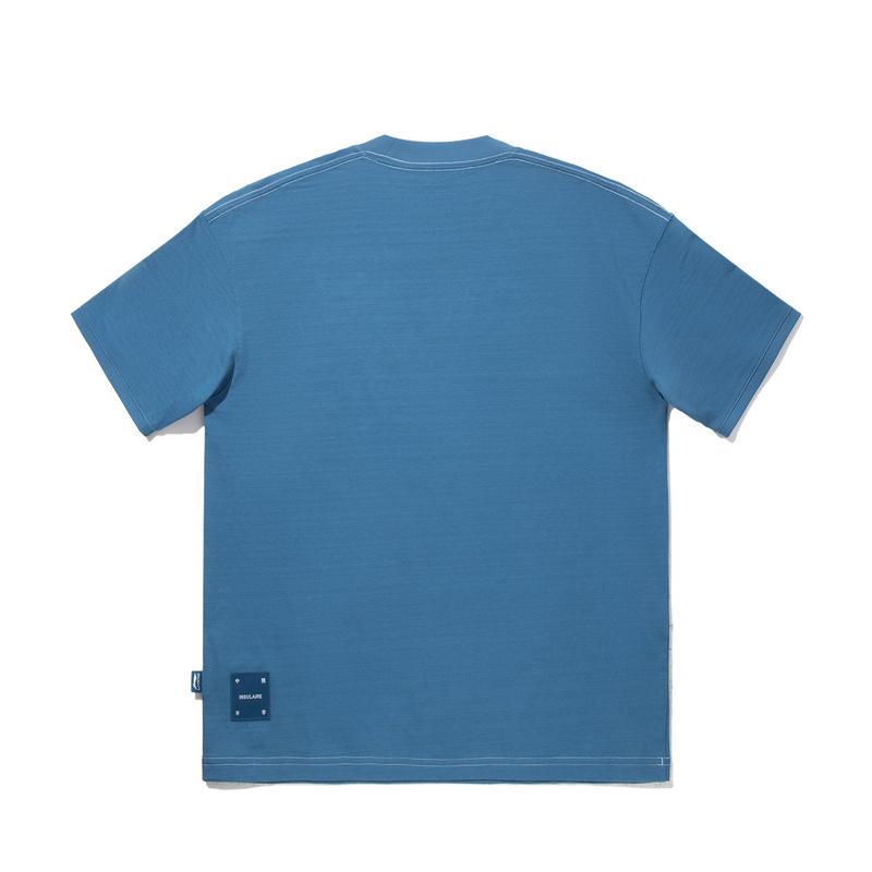 Li Ning X Insulaire Collaboration Loose Fit Round Neck Pullover Printed Comfortable Short Sleeve T-Shirt Unisex Tops AHSVB55-5