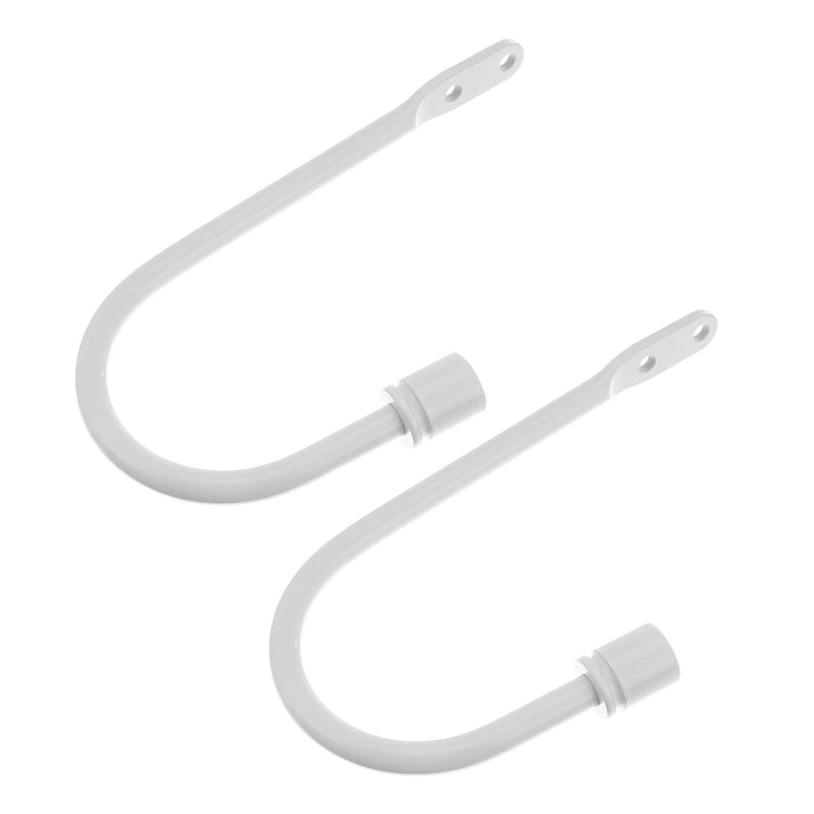 Plated Alloy Wall Mounted Curtain Hooks Decorative Home Wall Hooks Modern Curtain Tie Backs Elegant Window Accessories Home