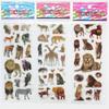 10 Sheets/set Wildlife Wild Animals Scrapbooking Bubble Puffy Stickers Tigers Lions stickers Kawaii