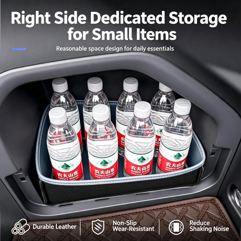 Premium Side Door Storage Pocket For Toyota RAV4 2026 2027 2028 Blue Door Panel Organizer Box Car Interior Accessories