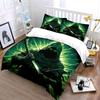 Dark Cloaked Warrior With Glowing Sword Print Soft Comfortable Duvet Cover Bedding Set Included 1*Duvet Cover  2*Pillowcases