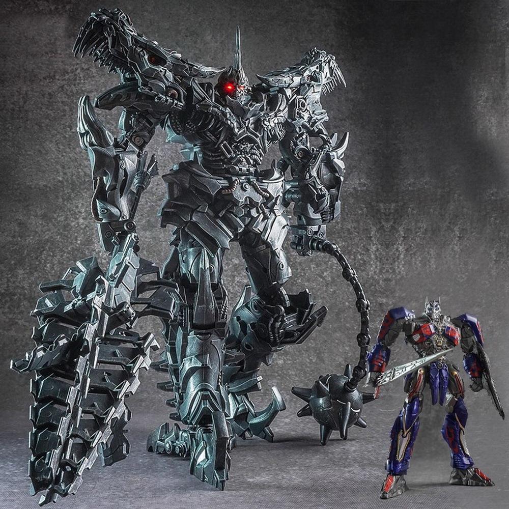 Transformationsspielzeug Scorn Grimlock AOYI BMB LS11 LS-11 Actionfigur 37cm Dinobots Uraltes Ungeheuer Dinosaurier G1 Anime Modell Geschenk