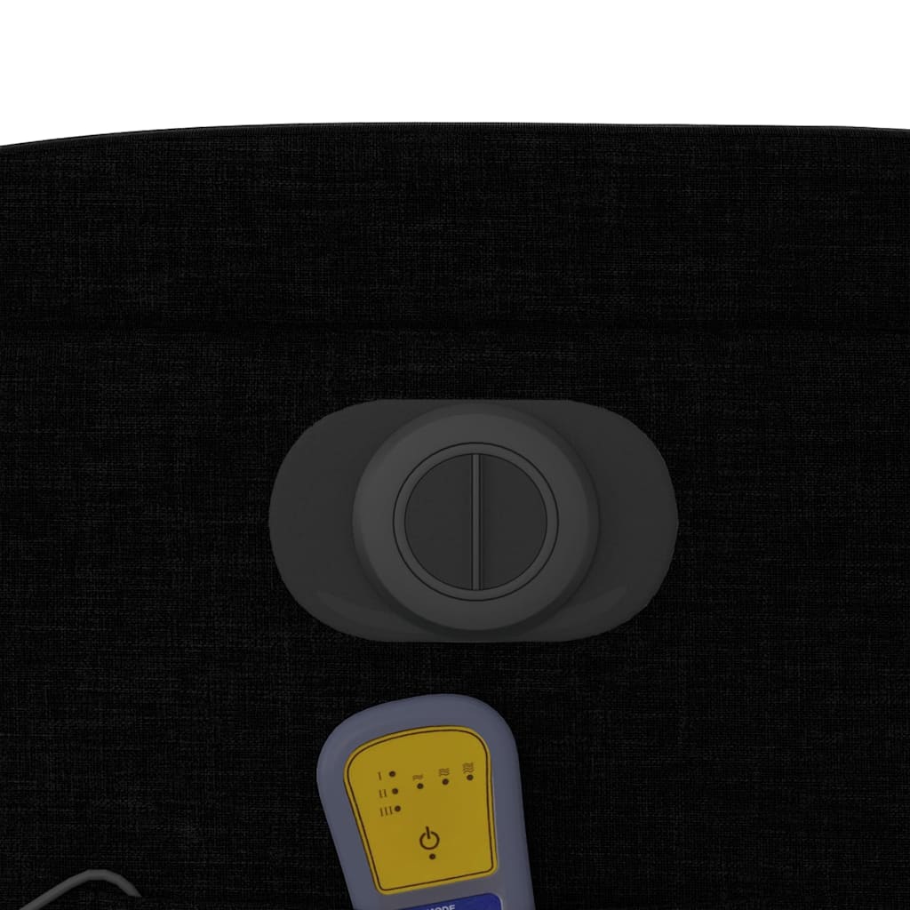 Electric Massage Chair Black Fabric