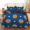 Luxury Basketball Football Printed Bedding Set Queen King Quilt Cover Pillowcase Sport Duvet Cover Polyester Comforter Cover