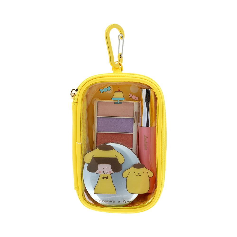 Sunstar Stationery Mizutama Sanrio Characters with S2222035 Multi-Case, Clear, Carabiner, Pompompurin,