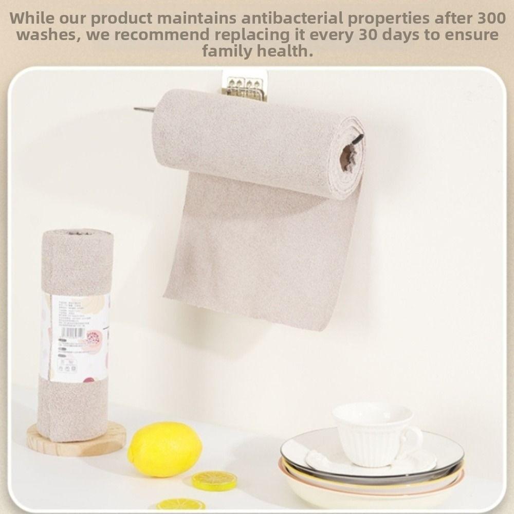Microfiber Roll Kitchen Dishcloth Absorbent Kitchen Cleaning Cloth Cleaning Towel  for Home Kitchen