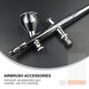 1Set Airbrush Needle Nozzle 0.2mm Precision Engineered Parts Kit for 130 470 Airbrush Replacement Cleaning Needle Hobby Tools
