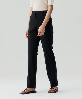 MIND BRIDGE WOMEN [W] Slim Tapered Tricot Banding Slacks