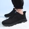 Mesh sneakers winter large size men's shoes warm shock absorption lightweight youth running shoes winter