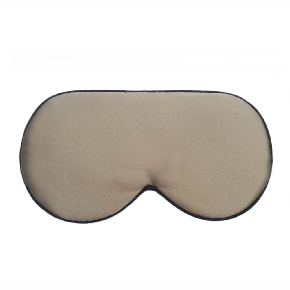 Solid Adult Color Double Sided Silk Eye Mask Sleeping Nighttime Supplies Rest